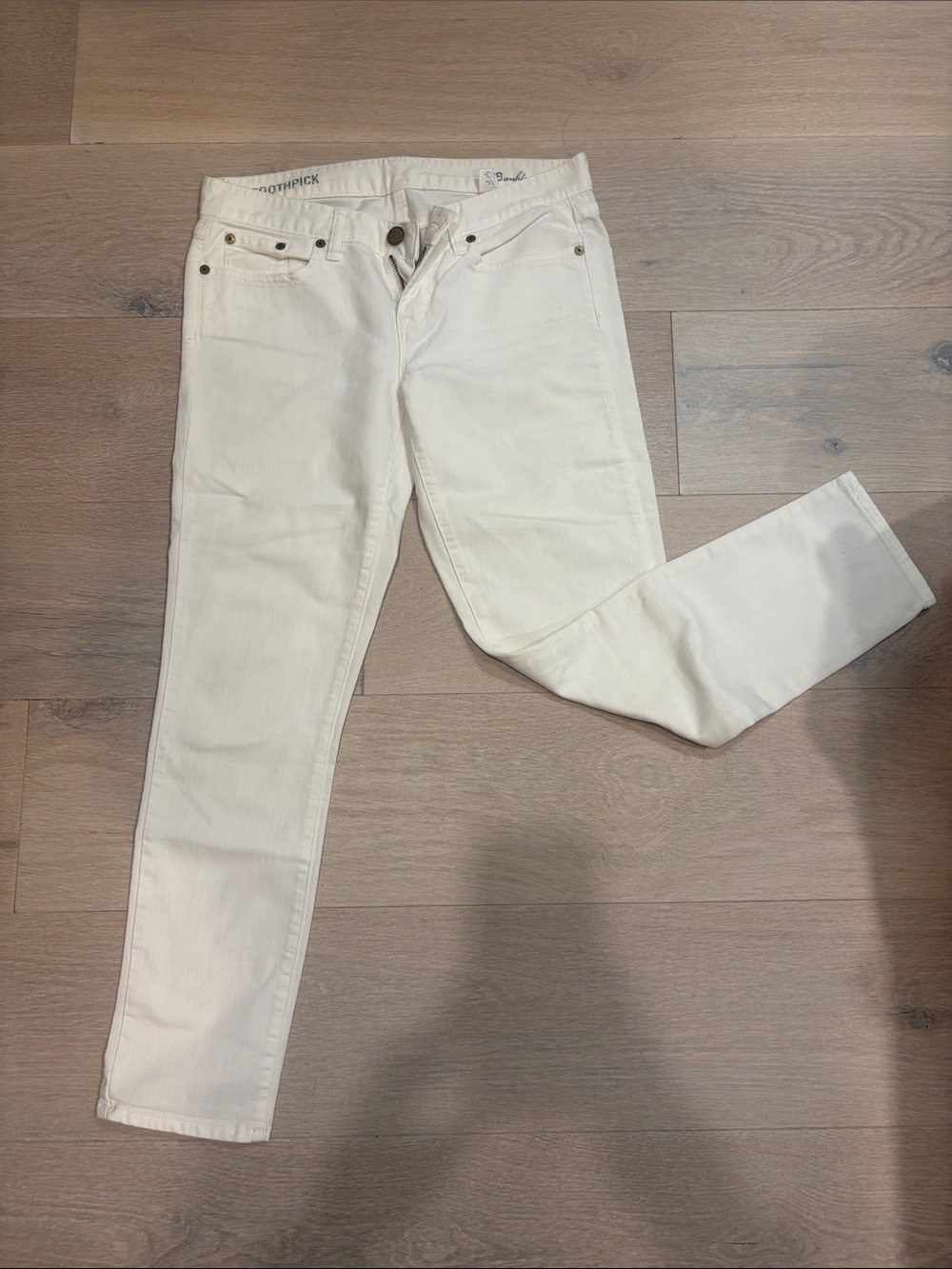 J. Crew Women's Skinny Jeans in Off-White